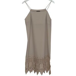 Y2K Vintage Donna Mizani Slip Dress | Spaghetti Strap | Lace Hem | Size S